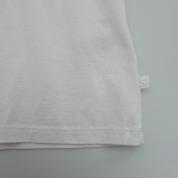 Karl Lagerfeld Paris Women's C'est La Vie Floral Rhinestone T-Shirt White XS - Picture 7 of 15